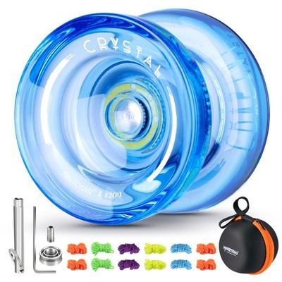 Professional Crystal Yo Yo K2, Responsive Yoyo for Kids 8-12, Plastic Finger ...