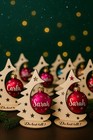 Personalisierte Kugeln Weihnachtskugeln Glas Advent Adventskalender Weihnachten