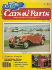 Cars Parts 1980 Oct - Mg Td Olds L38 Last Packards Ford Sportsman