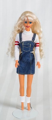 Barbie Puppe Style Doll Puppe #14476 Denim Jeans unbespielt Vintage 1995 Mattel