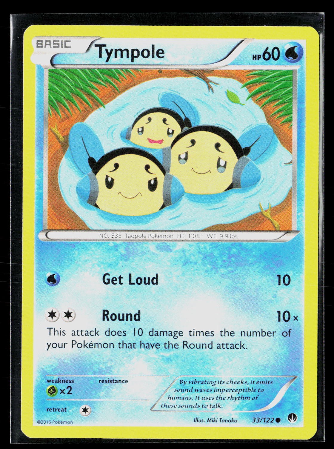 Tympole 33/122 Common XY BREAKpoint Pokemon LP