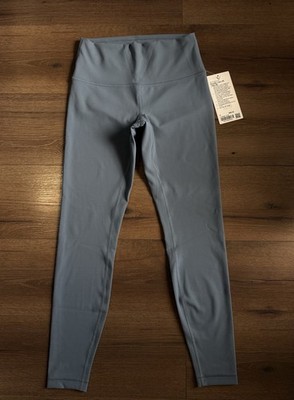 NWT Size 8 Lululemon Wunder Train HR Tight 28  Medium Everlux Leggings St Blue