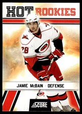 2010-11 Score Jamie McBain Rookie Carolina Hurricanes #504
