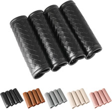Leather Luggage Handle Wraps for Suitcase, 4 Pack Luggage Handle Cover Identifie