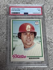 BASEBALL CARD 1978 O-PEE-CHEE OPC PSA 7 BOB BOONE PHILADELPHIA PHILLIES