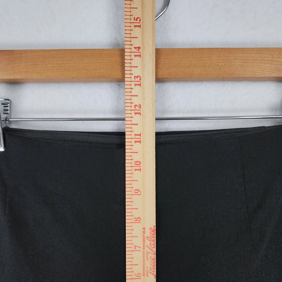 Calvin Klein Pants Womens 14 Black Mid Rise Tapered Leg Pull On Business Casual - Image 4 of 4