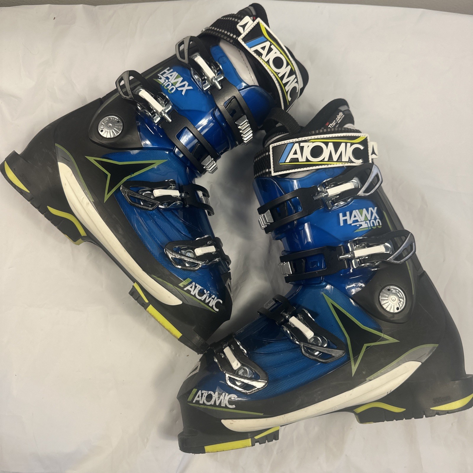 SALOMON Scarponi da sci uomo taglia 8 8 5 Atomic Hawx 2.0 100 2015 TR blu scuro taglia 26 26 5 C18