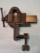 Vintage Athol Jewelers Gunsmiths Miniature Vise 1 1/2 inch 2 3/4 Lbs. #4 Good