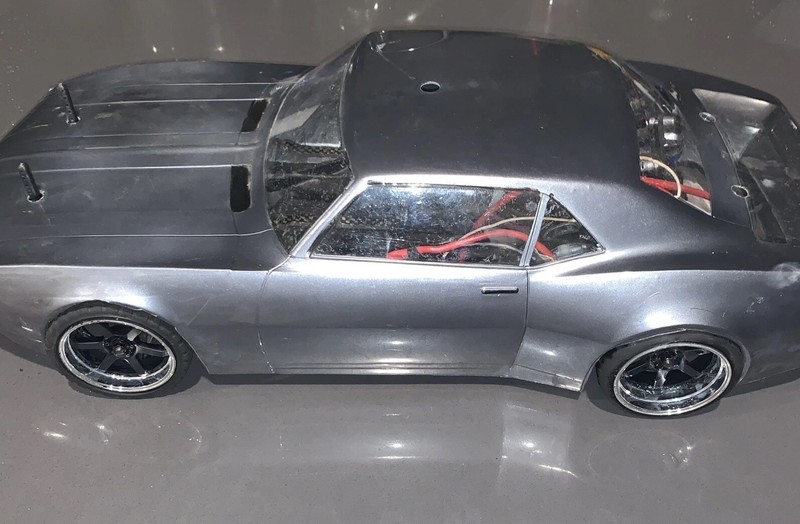 Vintage HPI Rc Car  for Parts Only hpi Rc car Hpi Carbon Fiber MST Rims