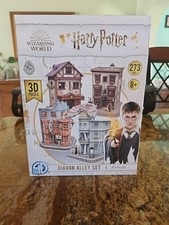 Harry Potter Diagon Alley Set Puzzle 3D Mundo Mágico 273 Piezas Edades 8+ NUEVO