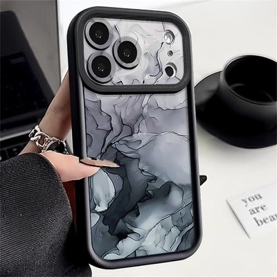 Marmor Handyhülle Für iPhone 17 16 15 14 11 12 13 Pro Max TPU Stoßfest Hard Case