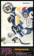 Saku Koivu 1992-93 Upper Deck #617 Finland Rookie