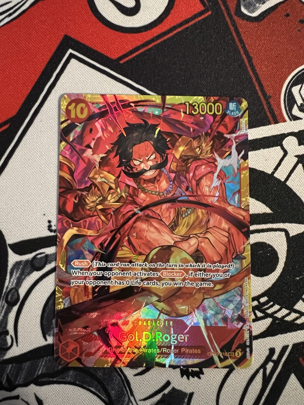 Gol D Roger OP09-118 SEC Rare Emperors In The New World One Piece NM-Mint