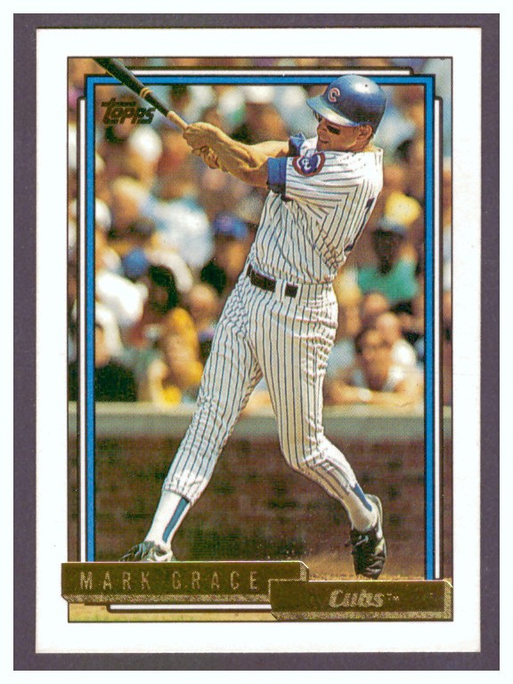1992 Topps - Mark Grace #140 Gold - Chicago Cubs - Mint 10 - Sharp