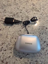 Phonak Audeo Left & Right Hearing Aids 0459 Rechargeable Charging & Travel Case