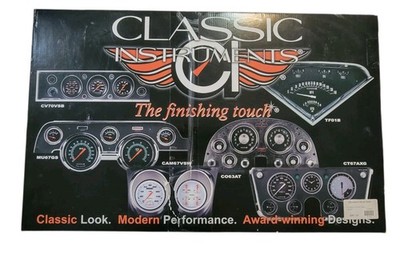 NIB 1967-72 Chevy C10 Truck Series Gauges Classic Instruments CT67GS -Black
