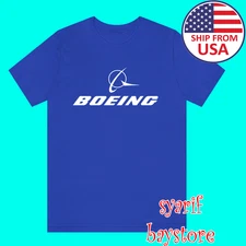 Boeing American Aircraft Airways Men's Royal Blue Size S to 5XL
