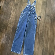 HISEA Men 30X30 Denim Bib Overall Dungarees Workwear Jumpsuit Coveralls Trousers