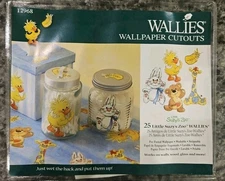 Little Suzy’s Zoo Friends Wallies 25 Wallpaper Cutouts Pre-pasted Kids Bedroom