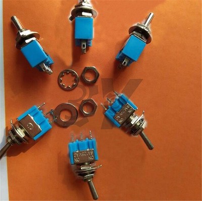 New 5Pcs AC ON/OFF SPDT 2 Position Latching Toggle Switch LW #md