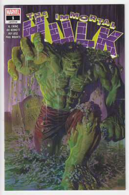 US Marvel  THE IMMORTAL HULK #1  First Print !  2018  Alex Ross Cover  (NM)
