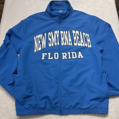 Shark Bite Capital - VTG 1991 New Smyrna Florida Men s MED Windbreaker Jacket