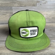 VTG Cargill Hybrid Seeds Patch Front Mesh SnapBack Farmer Trucker Hat