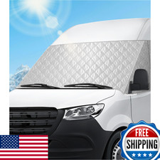 VANNCAMP Windshield Cover for Mercedes Sprinter Van 2007-2026 Snow Sun UV Privac