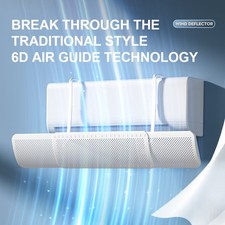 Air Conditioner Wind Shield Anti Direct Blowing Deflector Baffle Universal