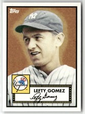 2010 TOPPS 27 WORLD SERIES CHAMPIONSHIPS #YC4 LEFTY GOMEZ NEW YORK YANKEES