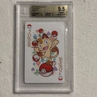 2011 Pokemon Center Osaka Poker Set Meowth Joker BGS 9.5 GEM MINT