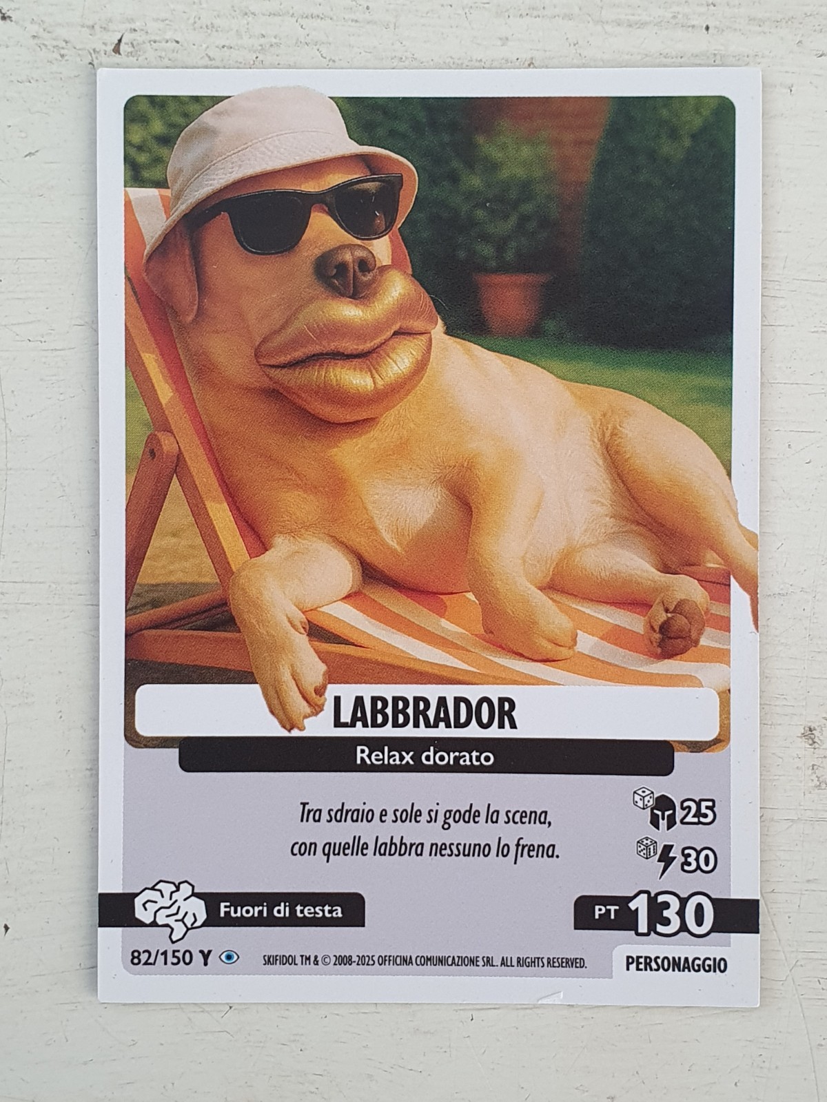 TCG Skifidol BRAINRIOT - Labbrador 82/150 Y Personaggio Fuori di Testa LP