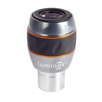 Celestron Luminos 7mm 1.25" Eyepiece – 1.25” 7mm, Silver/Black