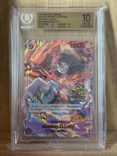 Monkey.D.Luffy Luffy OP09-119 - Japanese Version 3rd Anni. - EN - BGS 10