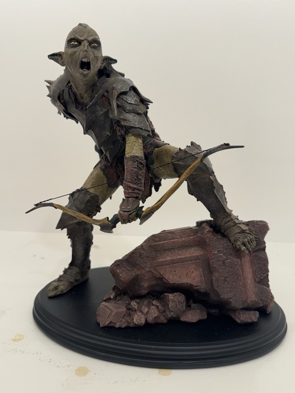 Sideshow Weta Lord Of The Rings Moria Orc Archer 1/6 Statue