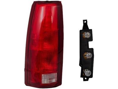 Left Brock Tail Light Assembly fits Chevy C3500 1988-2000 52XGVJ