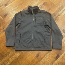The North Face Apex Risor Soft shell Jacket Boys Youth L Large Gray Full Zip
