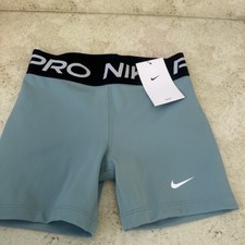 Nike Pro Training Shorts Kids M Dri Fit Green Brand New With Tags