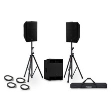 Yamaha DXR10mk3 10" 2000W Powered Loudspeaker Package w/Subwoofer/Stands/Cables