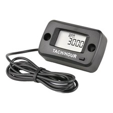 Tach Hour Meter Digital Lcd Inductive Tachometer Timing Self-powered Ip68 Retail