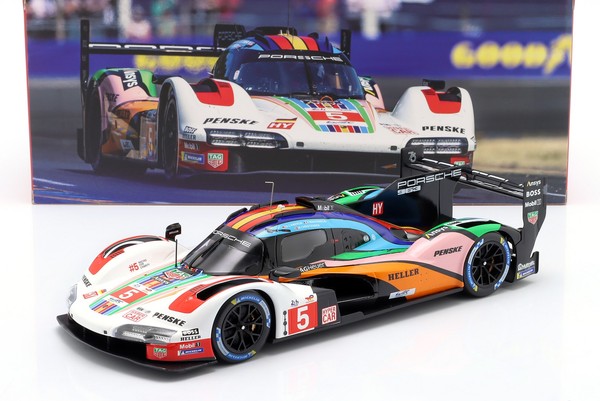 Penske Porsche 963 #5 24H Lemans 2023 Cameron, Christensen, Makowiecki 1:18 Ixo-image