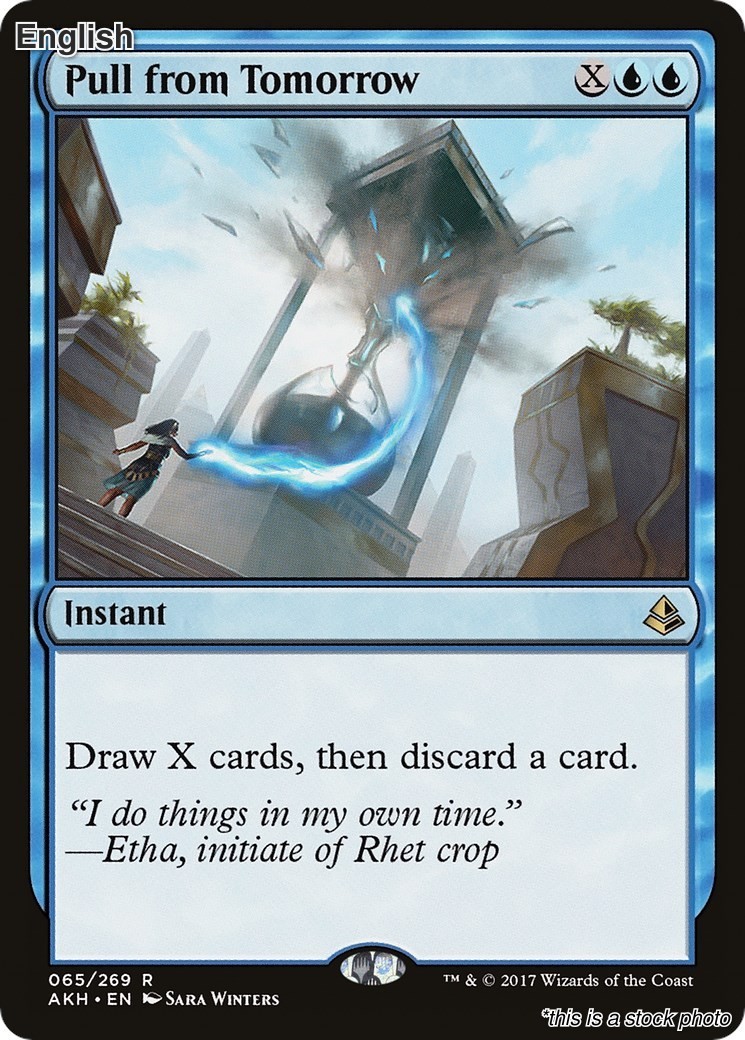 Magic Pull from Tomorrow 65 Rare Amonkhet NM