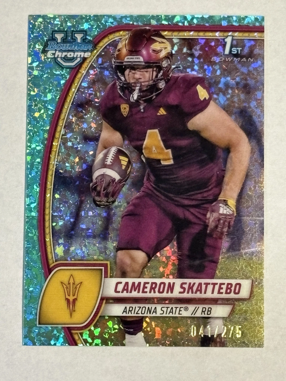 Cameron Skattebo trading card