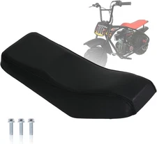 Upgraded New Seat for MBX10, For Mototec 105cc Mini bike (Black)