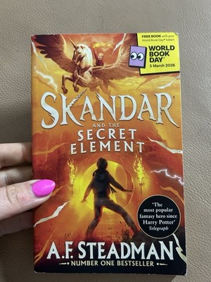 children's fantasy book Skandar and the Secret Element by A.F. Steadman