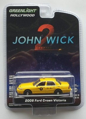 2008 Ford Crown Victoria NYC Taxi - John Wick 2 **** Greenligh 1:64