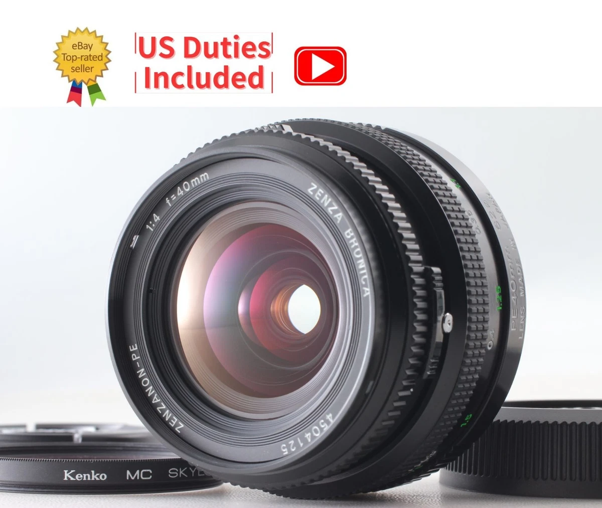 Bronica f/4 Camera Lenses 40mm Focal for sale | eBay