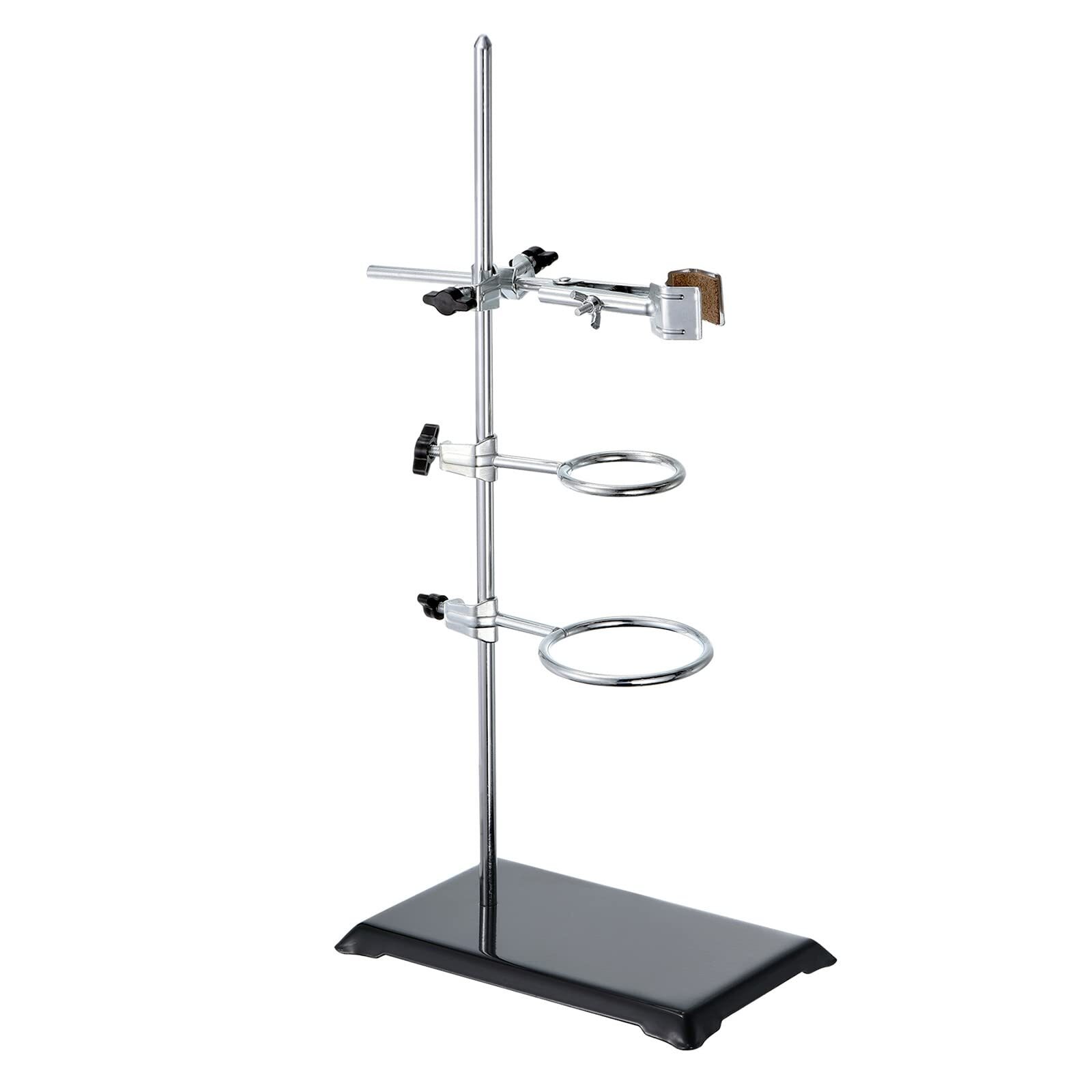 Lab Stand Set, 20 Inch Lab Stand & Clamp Set, 1 Set Stand Support with 1 Flas...