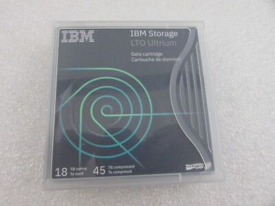 NEW IBM LTO Ultrium 9 Data Cartridge 18tb Native/45tb Compressed 02xw568