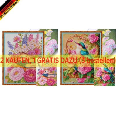 Full Embroidery Egyptian Cotton Thread 14CT Printed Cat Cross Stitch 50x60cm